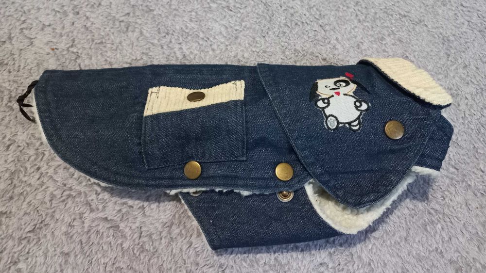 Kurtka katana katanka kożuszek dla psa pies rozmiar S  / 30 cm