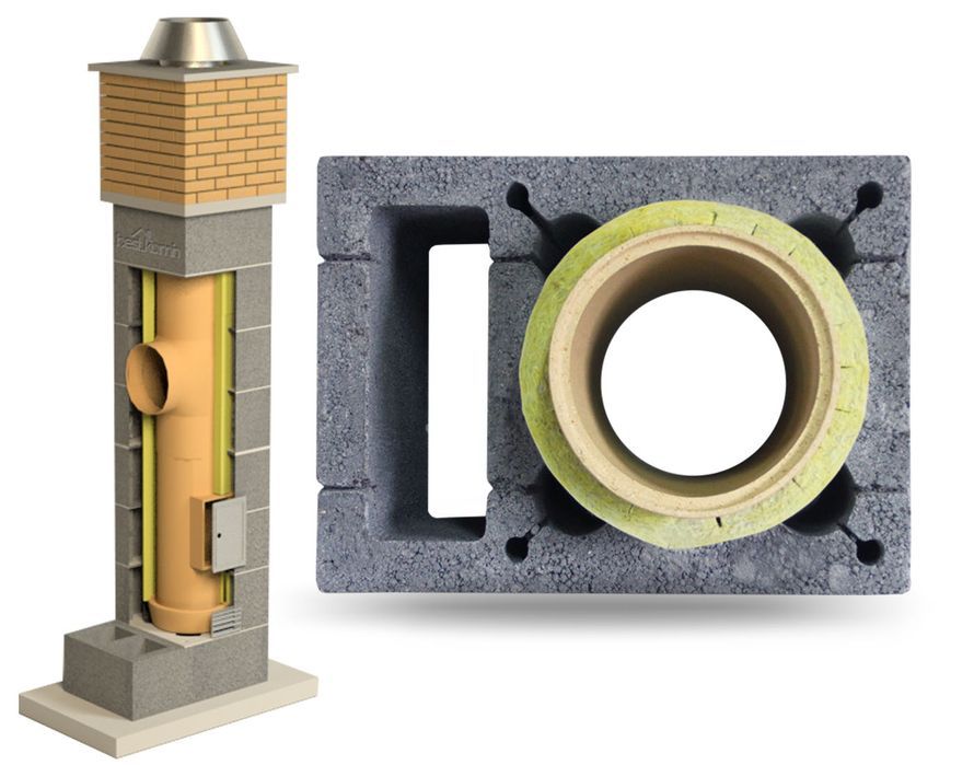Komin Systemowy Ceramiczny 6 m KW 200 BKU PREMIUM Dostawa gratis