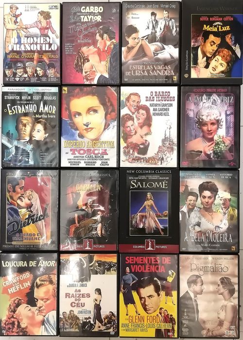 Lote 132 DVD's originais (LOTE 30)