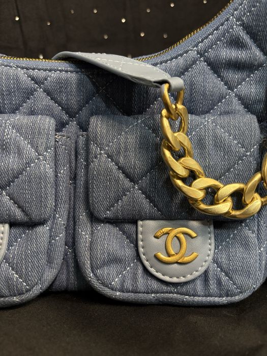 Nowa torebka jeans Louis Vuitton z workiem Gucci Dior