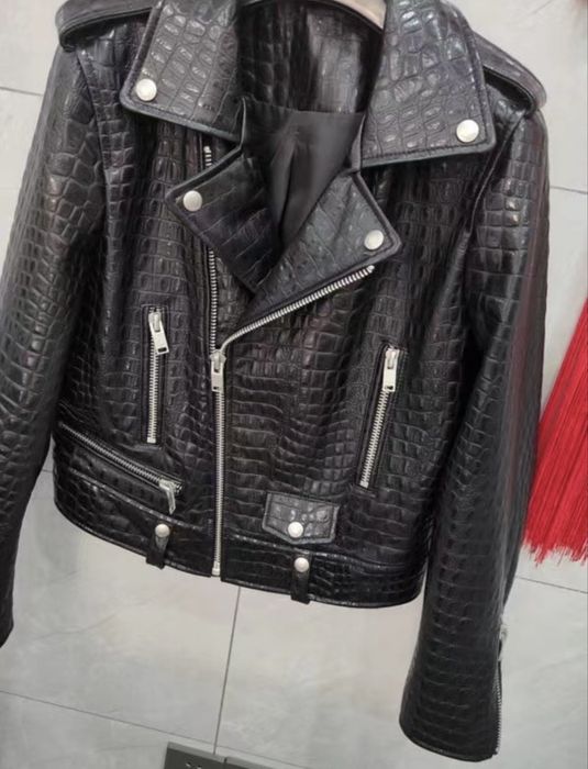 YSL новая коллекция натуральная кожа под крокодил XS