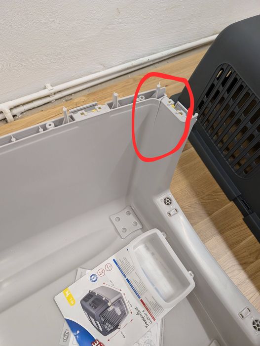 Trixie Transporter dla Psa Gulliver 6 do 38kg 92x64x64cm WIELKI Uszkod