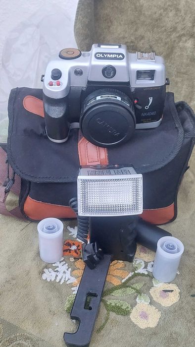 maquina fotografica olimpia antiga