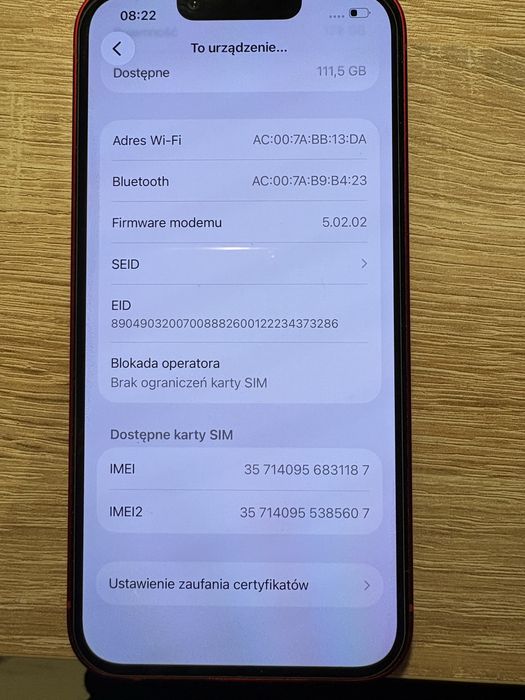 Iphone 13 128 GB Red