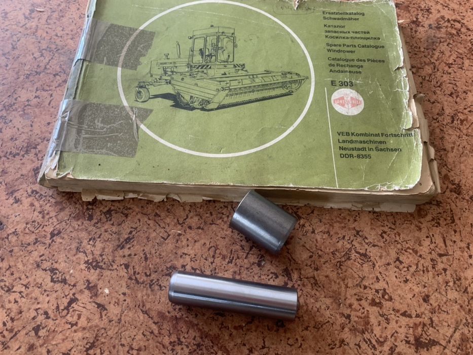 Fortschritt pokosówka kosiarka E303 E302 E301 tłoczek tulejka przyspie