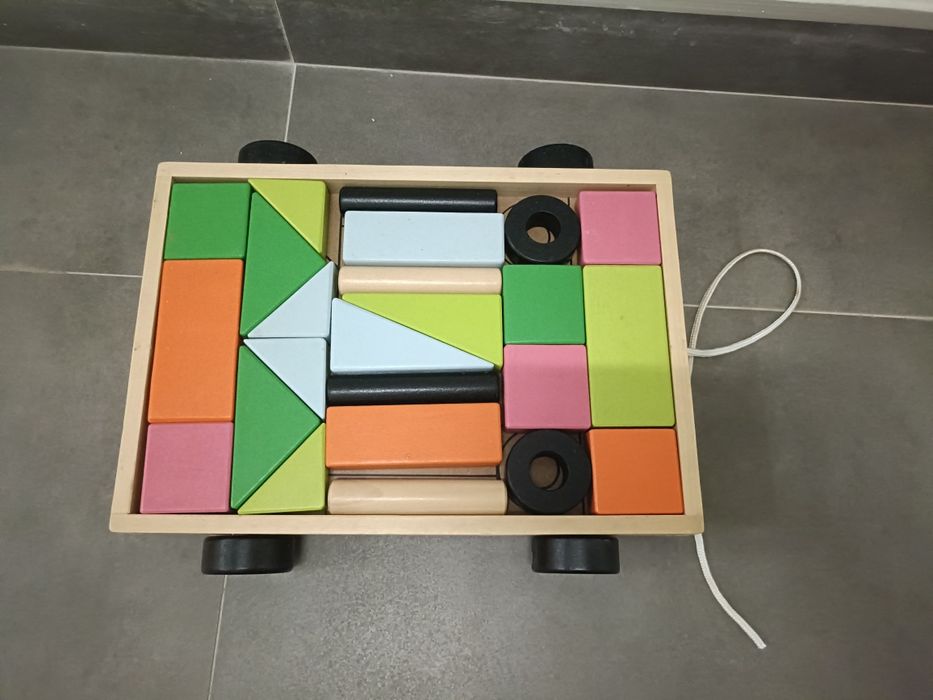 Set construções em madeira IKEA