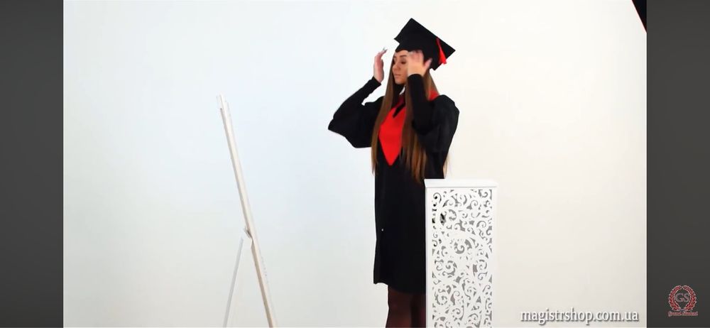 Мантія академічна бу магістерська