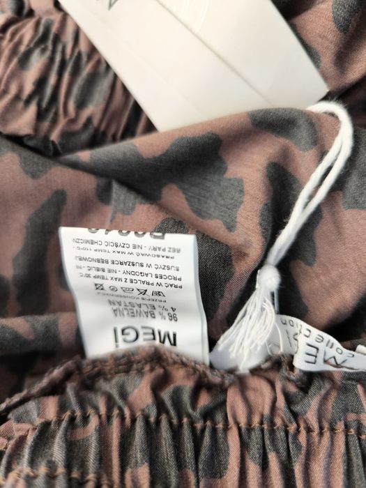 Spódnica bombka w panterkę bawełna elastan roz M