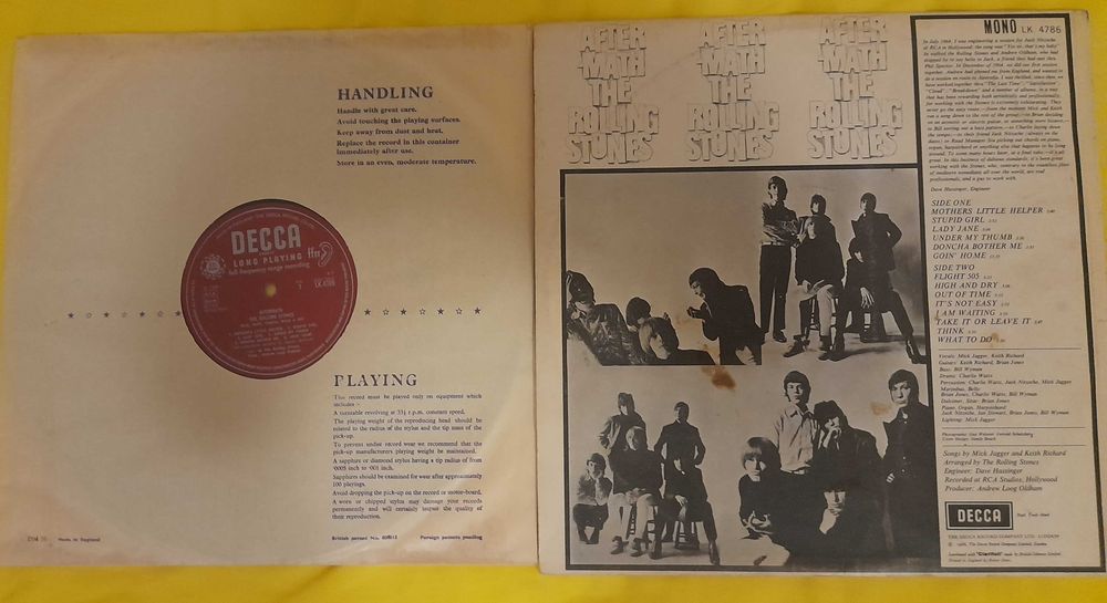 The Rolling Stones After-math Oryginalne wydanie DECCA 1966 plus ruski bonus