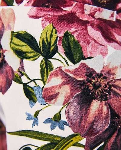 Calças chino padrão floral Zara Tam 36 Novas c/ etiqueta