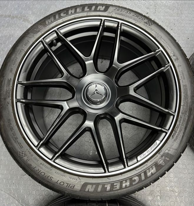 Jantes 20" originais Mercedes AMG S63 AMG classe S W222 c pneus 5X112