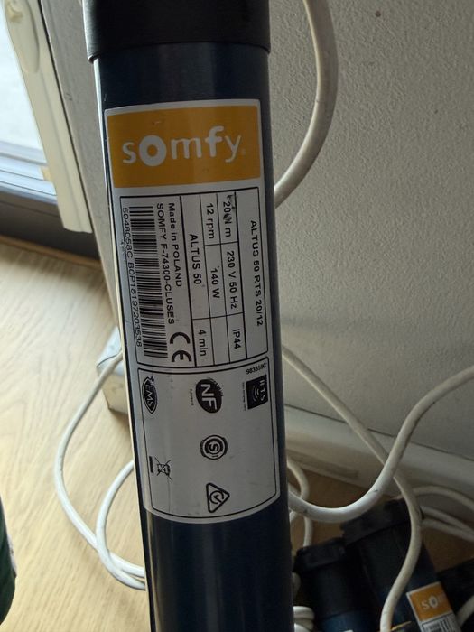 Silnik do rolet somfy altus 50 rts 10/12