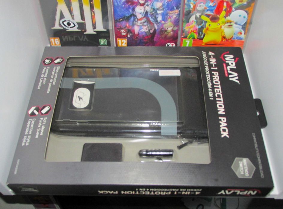 Combo Pack Nintendo Switch 3 Jogos + Extras