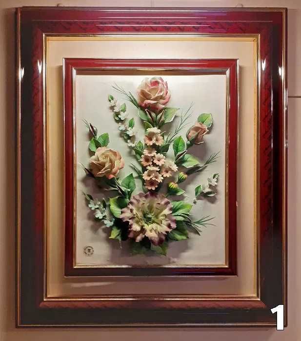 Quadros de porcelana Capodimonte