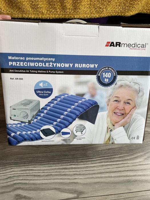 Materac pneumatyczny przeciwodlezynowy Rurowy