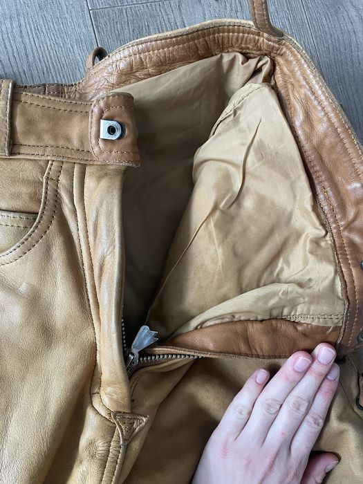 Шкіряні штани, справжня шкіра