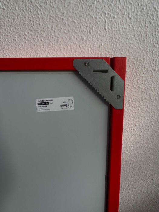 Espelho de Parede - Madeira Vermelho - Ikea (NOVO)