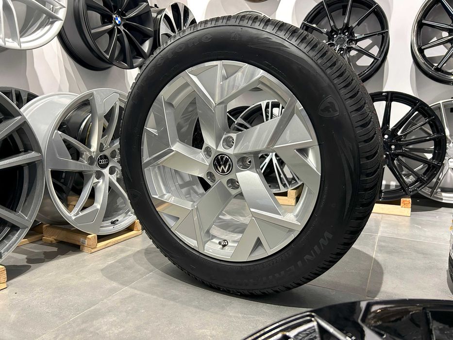 Oryginalne koła zimowe 18 5x112 ET44 Tiguan II III 235/55R18 Firestone