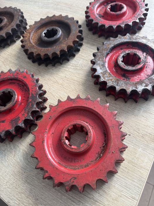 Зірочка подвійна барабана комбайна Z25 Massey Ferguson 186/206/240