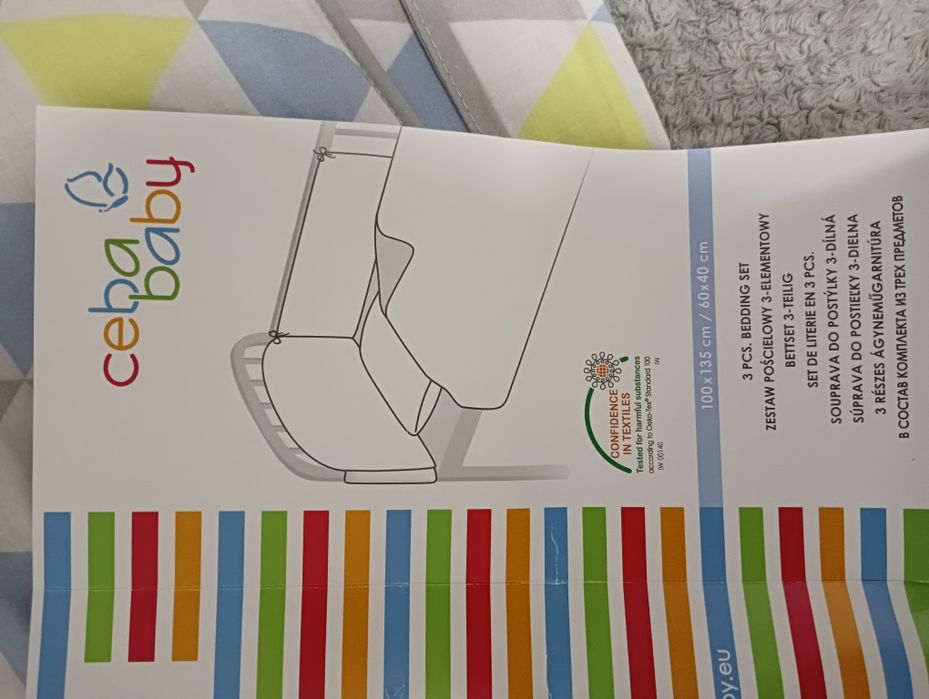 Nowy zestaw pościeli dziecięcej Ceba Baby 3el