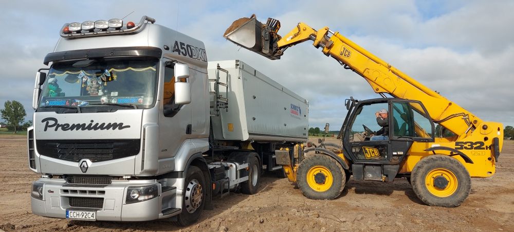 Transport Wywrotka 1-27ton -Piasek-Żwir-Kruszywo-Wapno