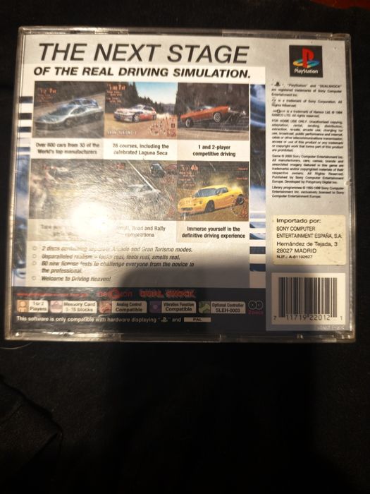 Jogo PlayStation station 1 gran turismo 2