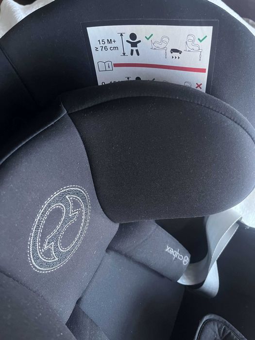 Cybex Sirona Z2 i-Size Deep Black + baza Z2 (ISOFIX) – fotelik 0–18 kg