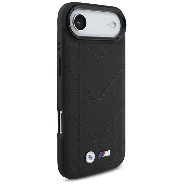 Etui BMW M Quilted Logo MagSafe na iPhone 17 Air - czarne