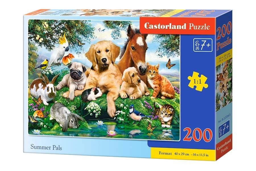 Puzzle dla dzieci bajkowe bajki  200-elementów