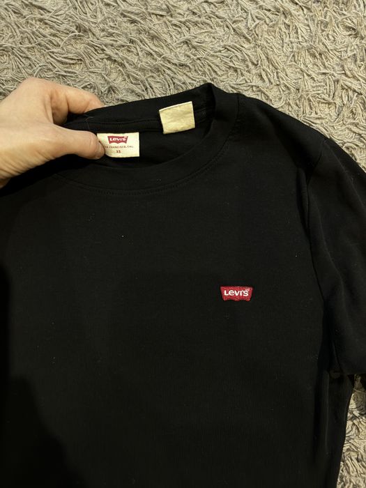 Лонгслів Levis Білий та Чорний XS