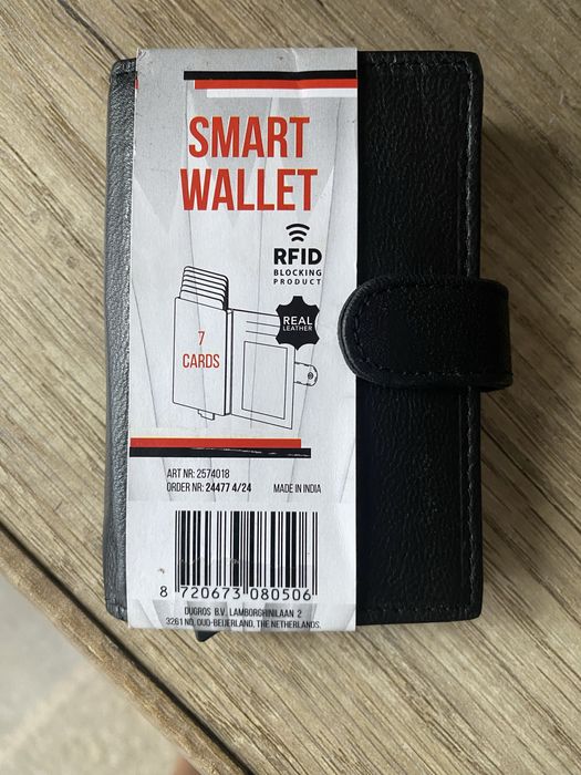 Portfel Smart wallet skóra