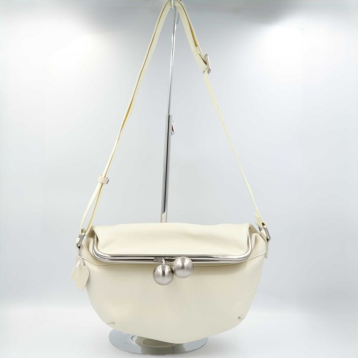 Сумка жіноча шкіряна leather 6305 milk white Сумка женская кожаная