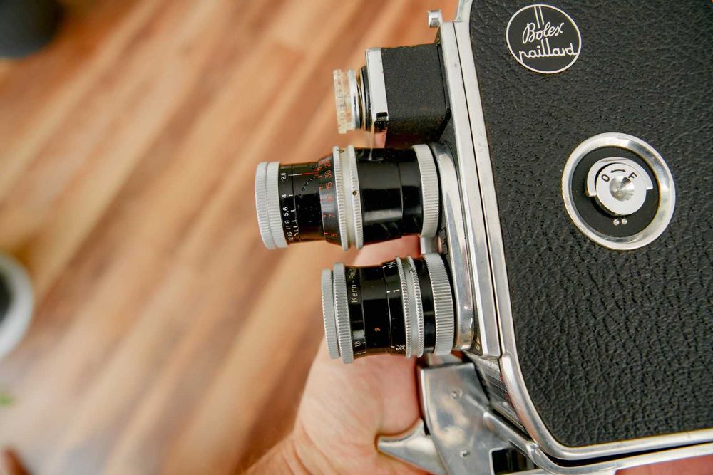 Kamera 8mm Bolex Pallard D-8L 1959 Szwajcaria z futerałem