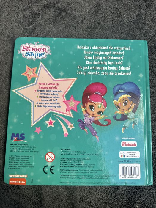 Shimmer&Shine nowa książka Co się tam kryje?