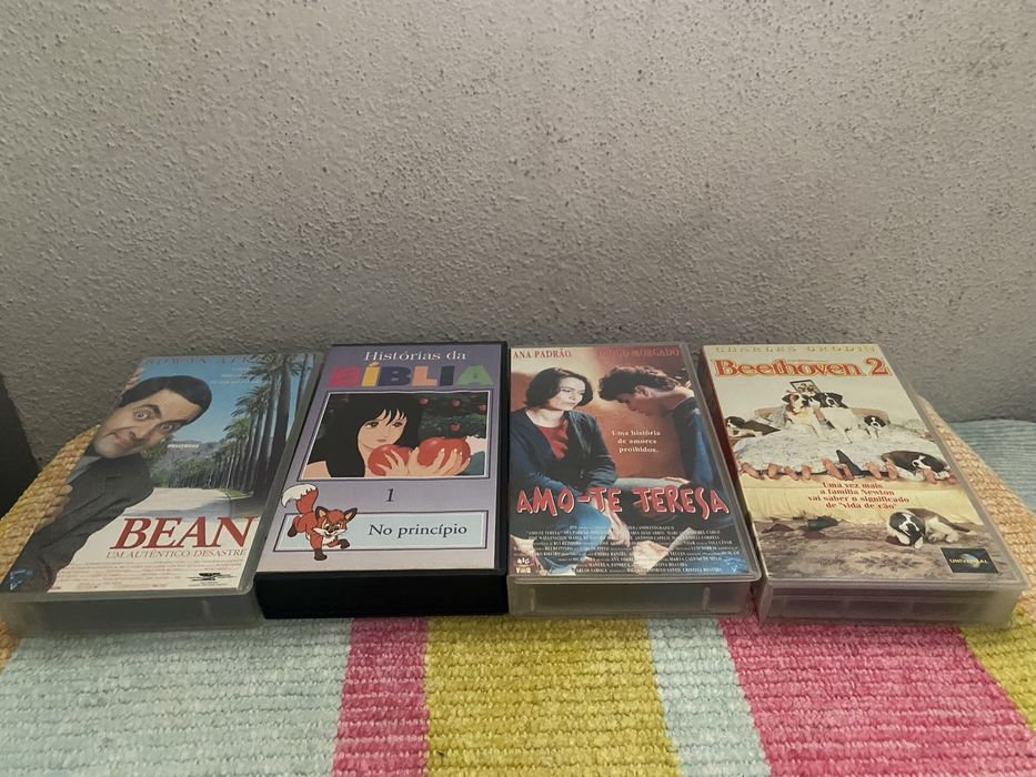 Cassetes de video novos