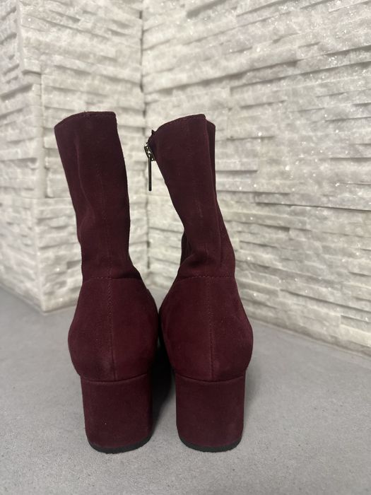 Zamszowe botki Ochnik