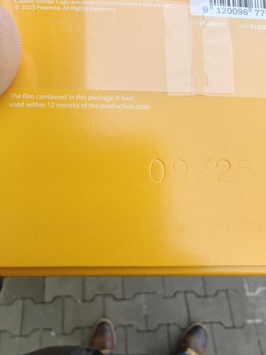 09.26r. Wkład do aparatu POLAROID X-40 I-Type Film 40 arkuszy