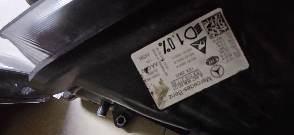 Opticas farois para mercedes w447