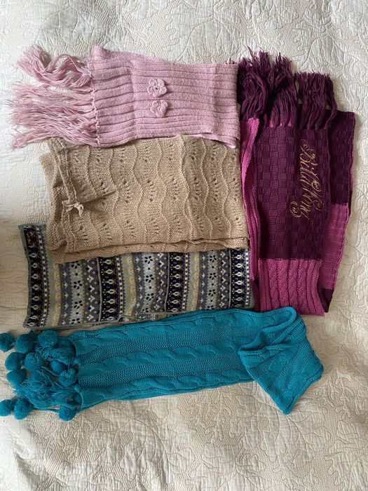 Зимние Вязанные Шарфики