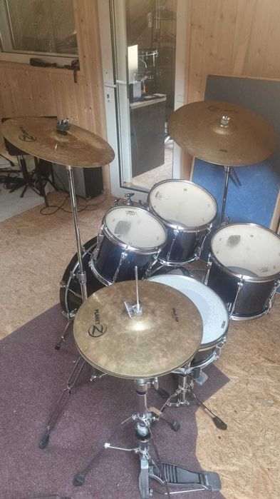 YAMAHA STAGE CUSTOM+talerze Zidjian-kompletna perkusja