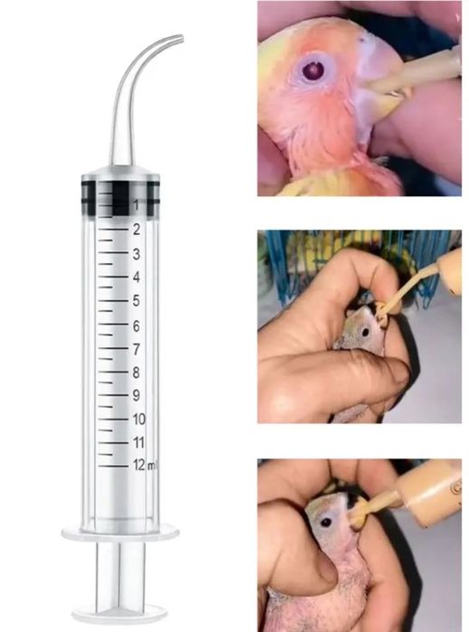 Strzykawka do ręcznego karmienia piskląt 12ml