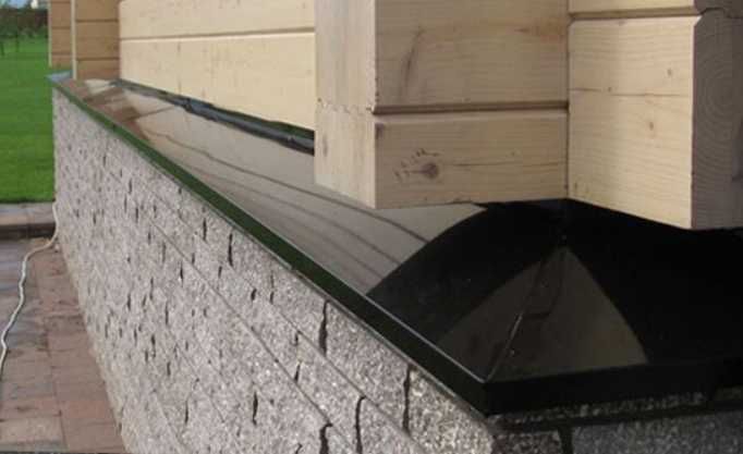 Відливи  цоколя   Прижимная планка   Отлив на окно и цоколь