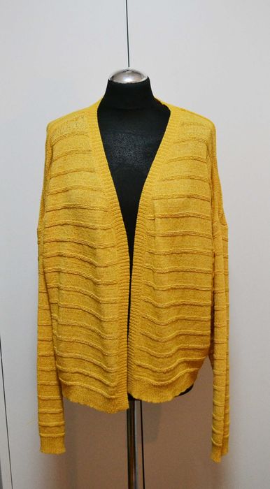 Musztardowy kardigan PRIMARK XL