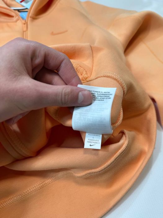 Зіпка Nike Nocta оранжева Кофта Найк Теч Фліс Нокта Зіп-Худі Найк