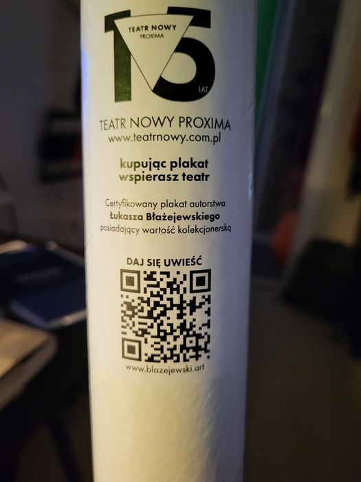 Plakat teatralny kolekcjonierski "NaXuj"