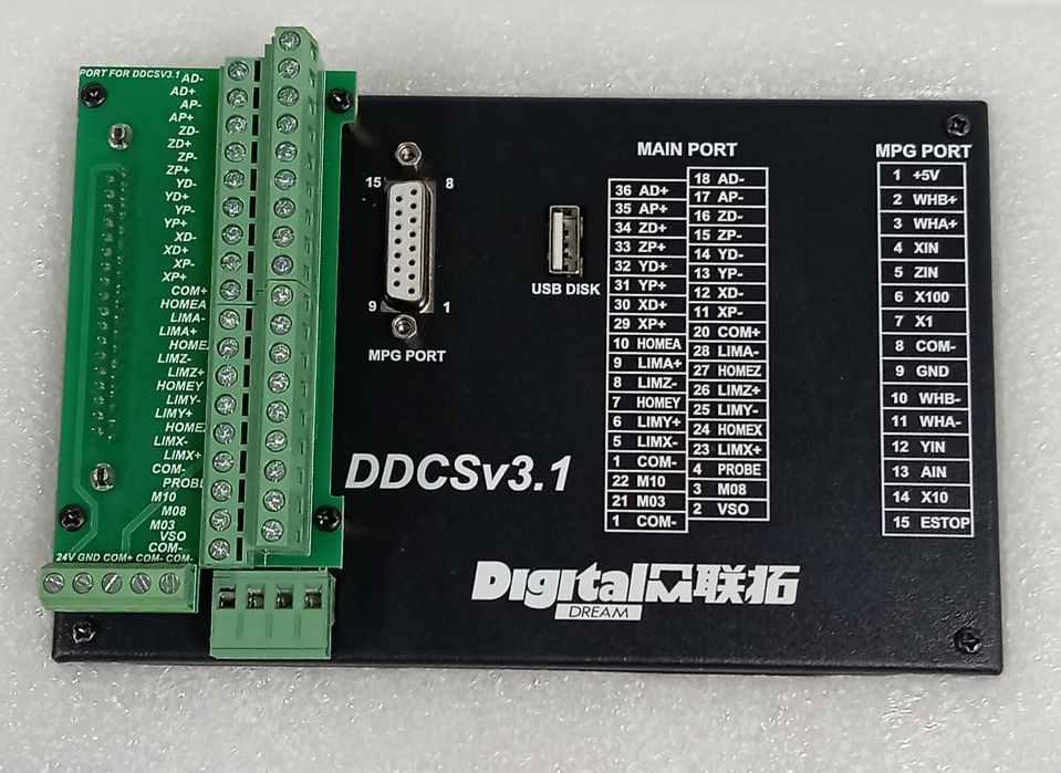 Controlador cnc 4 eixos