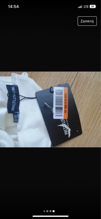 Nowa sukienka biała M