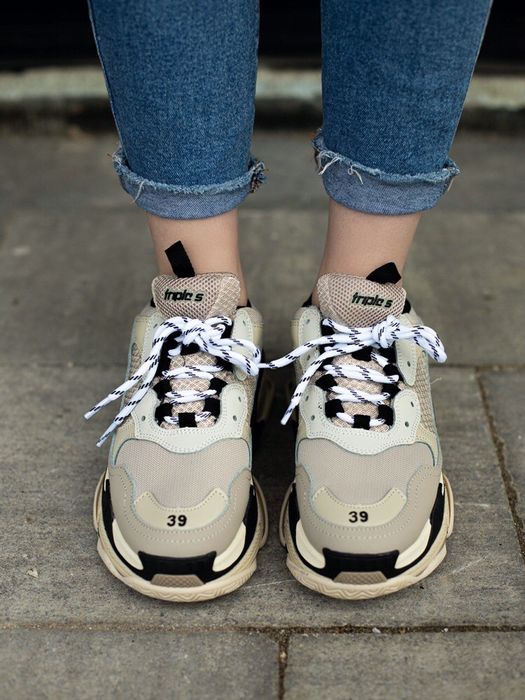 Buty Balenciaga Triple S Beige 36-41 damskie trampki