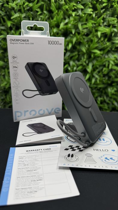 Крутецька новінка павербанк Proove 10000 mAh 35W magsafe for Iphone