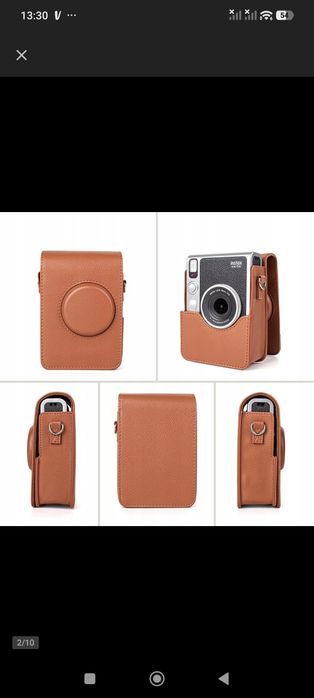 Instax mini Evo brązowy nowy 3x wkłady etui